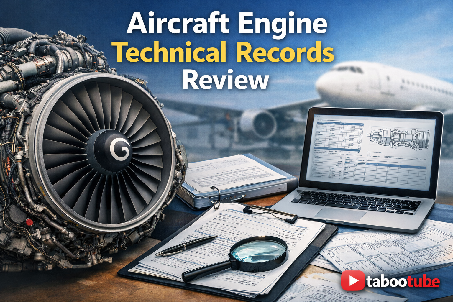 aircraft engine technical records review